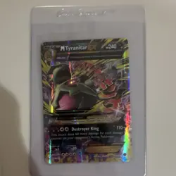 Pokemon M Tyranitar EX Full Art Mega Ultra Rare Holo 43/98 XY Ancient Origins 2… - Image 1