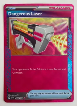 Dangerous Laser 058/064 Pokemon TCG Shrouded Fables Ace Spec Holo NM - Image 1