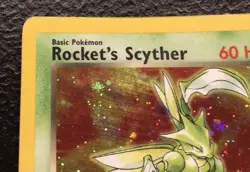 Pokemon Rocket's Scyther Holo Gym Heroes 13/132 WOTC Vintage 2000 - Image 3