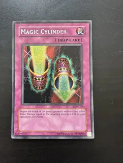 Yugioh Magic Cylinder LON-104 OG Print Secret Rare LP - Image 2