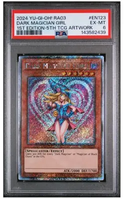 2024 Yugioh RA03 #EN123 Dark Magician Girl 1st Ed 5th Art PSA 6 - Image 1