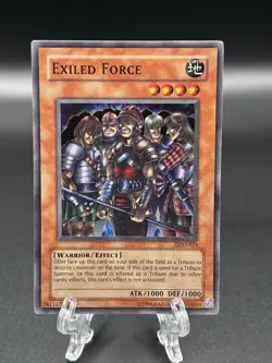 Yugioh! Exiled Force LOD-023 Super Rare Unlimited Legacy of Darkness Konami LP - Image 1