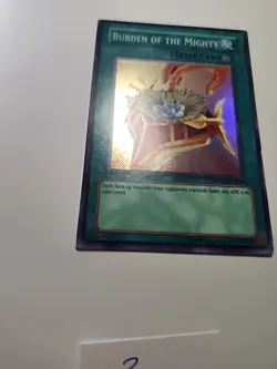 Yu-Gi-Oh! Burden of the Mighty #WC08-EN002 Light Play - Image 2