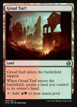 Gruul Turf -Foil Medium Play MTG Iconic Masters - Image 1