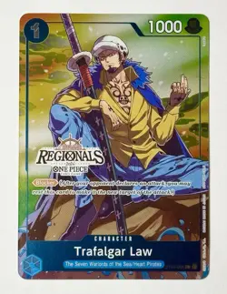 One Piece Trafalgar Law 2024 Vol. 2 Offline Regional Card ST03-008 English Foil - Image 1