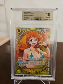 Nami (053) (Alternate Art) EB03-053 BGS 10 One Piece Heroines Edition - Image 1
