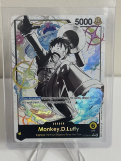 Monkey.D.Luffy ST29-001 Alternate Art Leader Monochrome Starter Deck 29 Egghead - Image 1