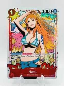 Treasure Rare Nami ST01-007 Alt Art OP06 Wings Of The Captain NM TR One Piece En - Image 2