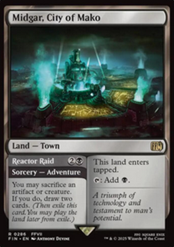 MTG Midgar, City of Mako English Final Fantasy FIN NM R0286 - Image 1