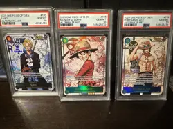 One Piece Sequential Luffy Ace Sabo OP13- 118 119 120 SEC Alt Art English - Image 1