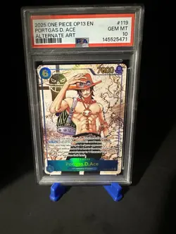 One Piece Sequential Luffy Ace Sabo OP13- 118 119 120 SEC Alt Art English - Image 3