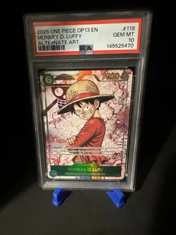 One Piece Sequential Luffy Ace Sabo OP13- 118 119 120 SEC Alt Art English - Image 4