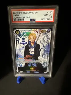 One Piece Sequential Luffy Ace Sabo OP13- 118 119 120 SEC Alt Art English - Image 5