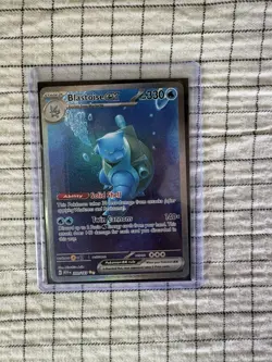 Pokemon Scarlet & Violet 151 TCG Blastoise EX 200/165 SIR Special Illustration - Image 1