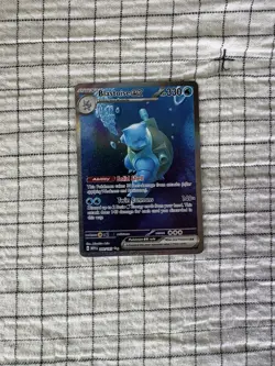 Pokemon Scarlet & Violet 151 TCG Blastoise EX 200/165 SIR Special Illustration - Image 3