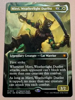1 x Mirri, Weatherlight Duelist - Borderless - Special Guests - NM-Mint - MTG - Image 1