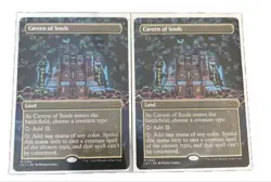 MTG English Soul Cave Showcase Full Art Set of 2 Collectible Cards - Image 1