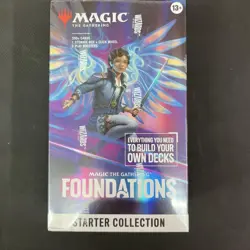 MTG Foundations Starter Collection Box 350+ Cards Includes Deck Items New - Image 1