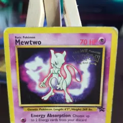 Mewtwo - # 3 - Black Star Promo Rare WB Movie TCG - Pokemon Card - - Image 2