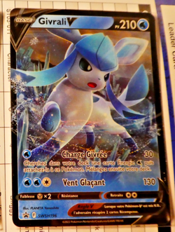 Pokemon Francais Card Holo Carte Givrali V SWSH196 Promo FR 2022 - Image 1