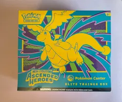 Pokemon Ascended Heroes Pokemon Center Exclusive Elite Trainer Box ETB Sealed - Image 1