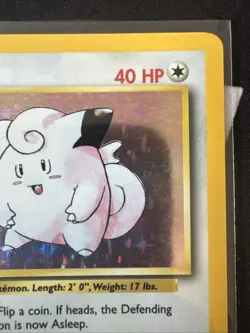 1999 Pokemon Base Set - #5/102 Clefairy Holo (Rare) NM - Image 3