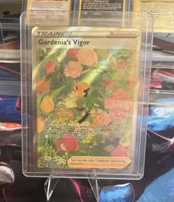 Pokemon Gardenia's Vigor GG61/GG70 Crown Zenith Galarian Gallery Holo Trainer - Image 1
