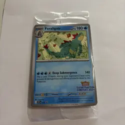 2024 Pokemon Illustration Contest SEALED! Feraligatr. - Image 1