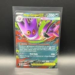 Mega Gengar EX 056/094 Me02: Phantasmal Flames Holo Double Rare Pokemon TCG - Image 1