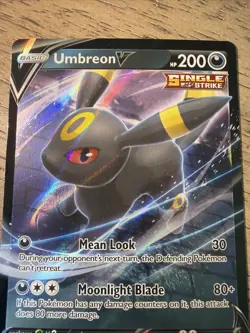 Umbreon V SWSH203 Holo Promo Sword & Shield Promo Pokemon Near Mint+ - Image 3