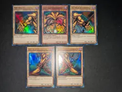 Yugioh Exodia the Forbidden One YGLD-ENA17 Unlimited Ultra Rare Set Excellent - Image 2