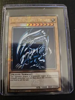 QCR Blue-Eyes White Dragon Dark Magician Quarter Century Yugioh Original Artwork - Image 4