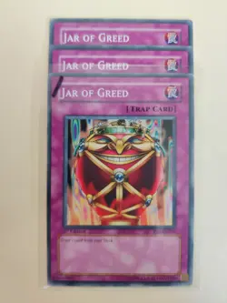 3x Jar of Greed YSD-EN036 Common 1st Edition LP - Image 1