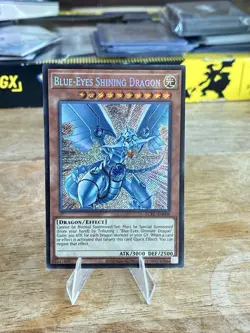 Yu-Gi-Oh! Blue-Eyes Shining Dragon LCKC-EN008 Secret Rare Unlimited Edition - Image 1