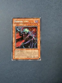 Yugioh - Vampire Lord - Secret Rare - DCR-000 - Unlimited - MP - Image 2