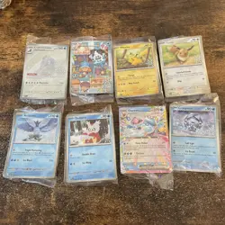 Pokemon 2025 Holiday Calendar Sealed Stamped Promos (COMPLETE SET OF 8) NEW - Image 1