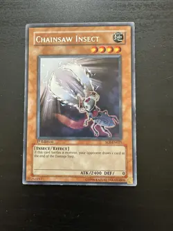 YUGIOH - CHAINSAW INSECT - Shadow of Infinity 1ST ED - LP - Image 1