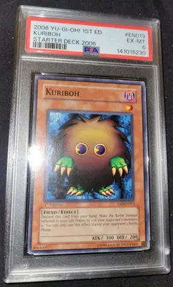 2006 Yugioh 1st Edition Kuriboh Starter Deck Psa 6 Low Pop - Image 3