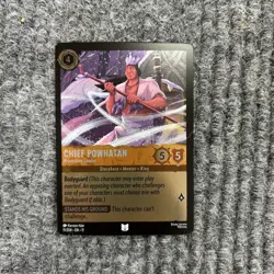 Disney Lorcana Winterspell Chief Powhatan 11/204 Uncommon Foil NM - Image 1