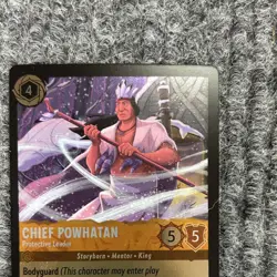Disney Lorcana Winterspell Chief Powhatan 11/204 Uncommon Foil NM - Image 5