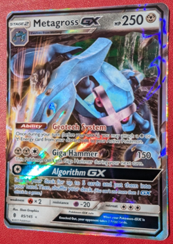 Metagross 85/145 Guardians Rising Holo Pokemon Card Near Mint Condition - Image 1