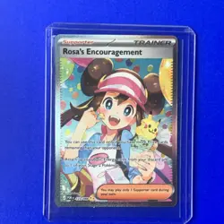 Pokemon Rosa's Encouragement Full Art Ultra Rare Trainer Card 123/088 English - Image 2