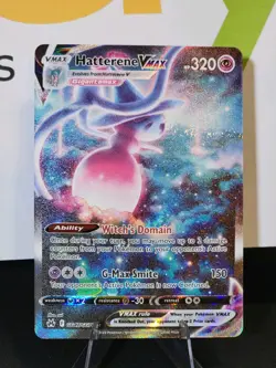 Hatterene VMAX GG47/GG70 Crown Zenith Galarian Gallery Pokemon card NM - Image 1