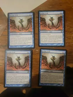 4x Reality Acid Planar Chaos MTG Magic The Gathering Card Vintage Pauper Blue - Image 1