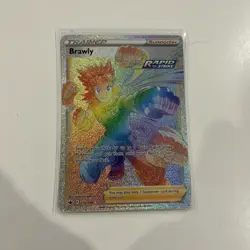 Brawly 212/198 Chilling Reign NM Full Art Secret Rainbow Rare Pokemon Card - Image 1