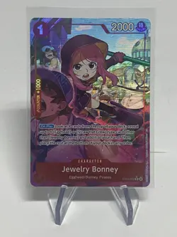 One Piece Card Game Jewelry Bonney EB04-002 Alt Art OP14 ENGLISH - Image 1