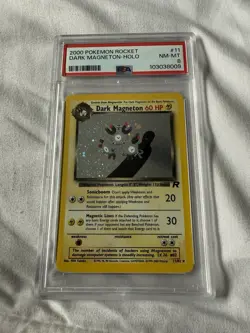 2000 Pokemon Rocket Dark Magneton-Holo Psa 8 - Image 1