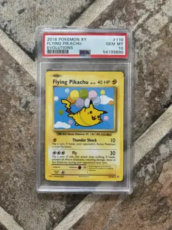 Flying Pikachu 110/108 XY Evolutions 2016 Pokemon Card PSA GEM MT 10 *In Hand* - Image 1