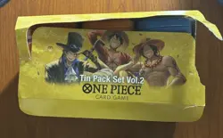 One Piece Card Game Tin Pack Set Vol.2 TS-02 Display Box of 12 Sealed English - Image 2