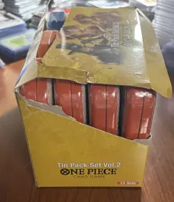 One Piece Card Game Tin Pack Set Vol.2 TS-02 Display Box of 12 Sealed English - Image 4